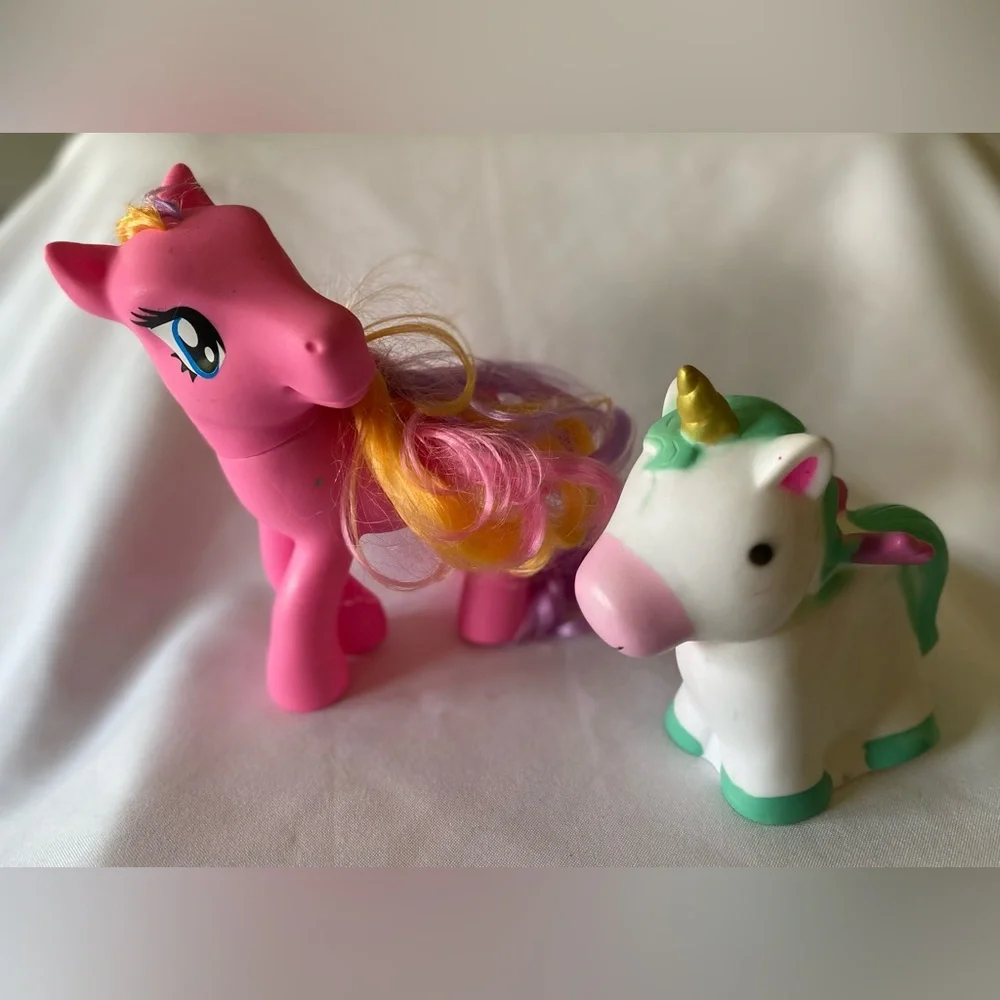 My Little Pony Dolgen Pink Diamond Sparkle Purple Multi Mane & Plastic Unicorn